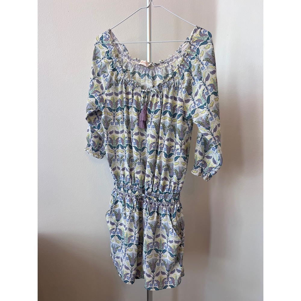 Women's Tory Burch, mosaic print silk romper S/P - Picture 2 of 12